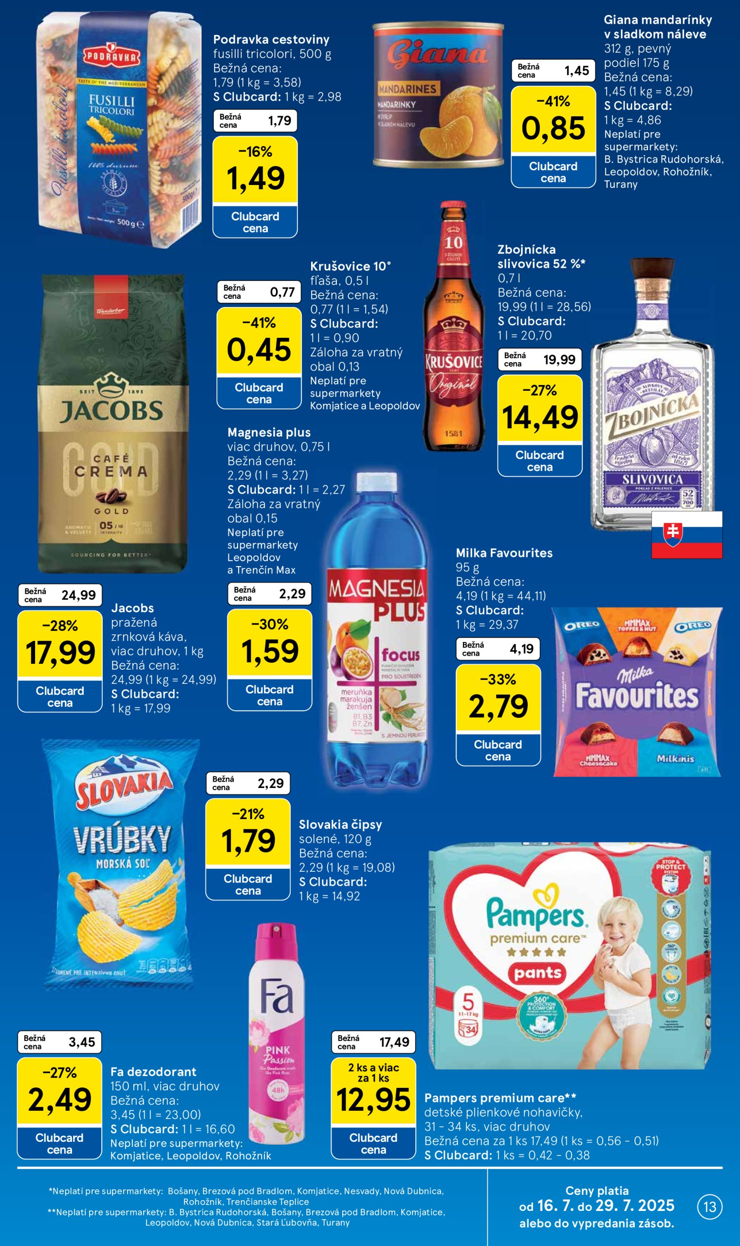 tesco - Leták Tesco supermarket platný od 16.07. do 22.07. - page: 13