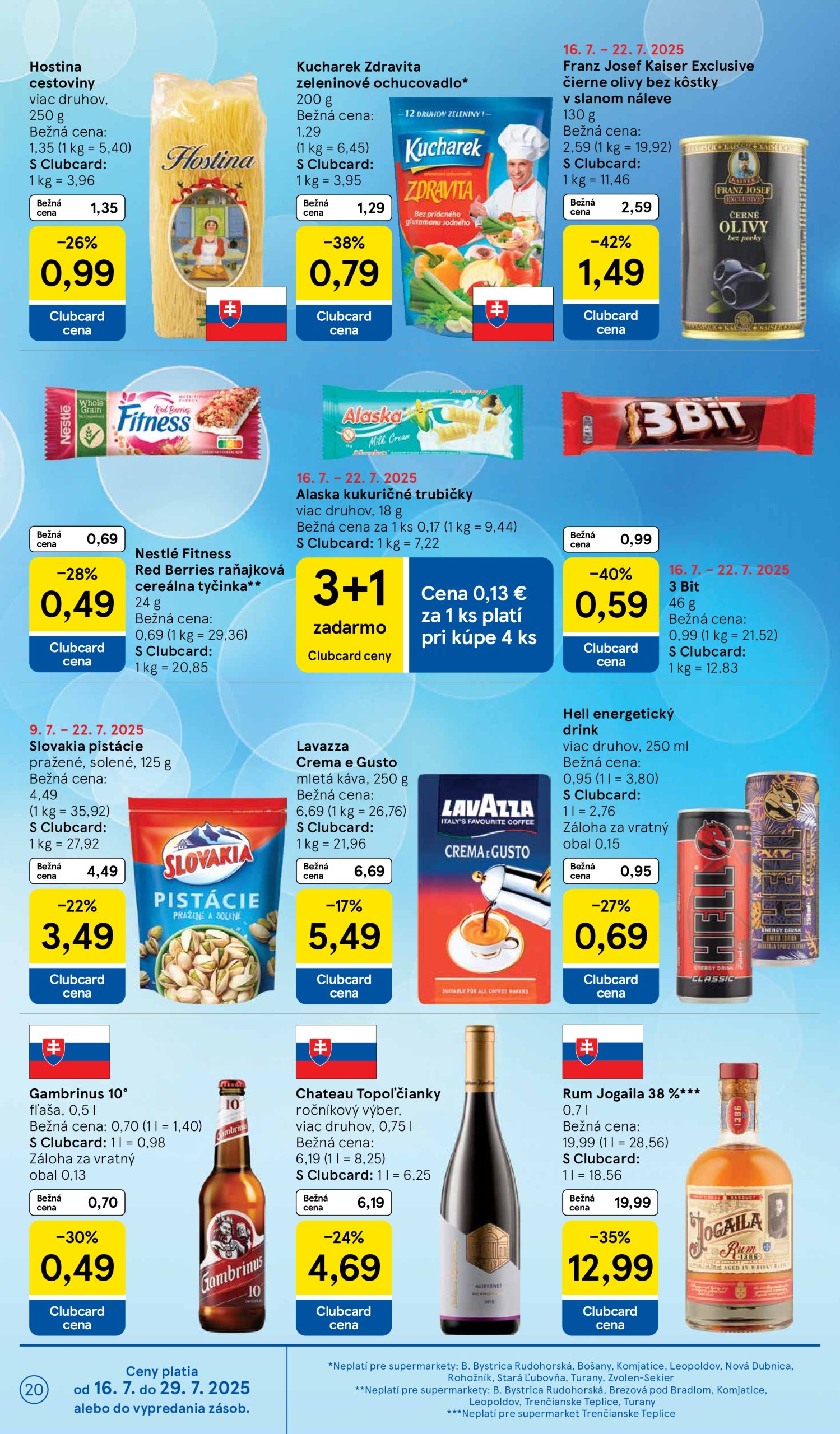 tesco - Leták Tesco supermarket platný od 16.07. do 22.07. - page: 20