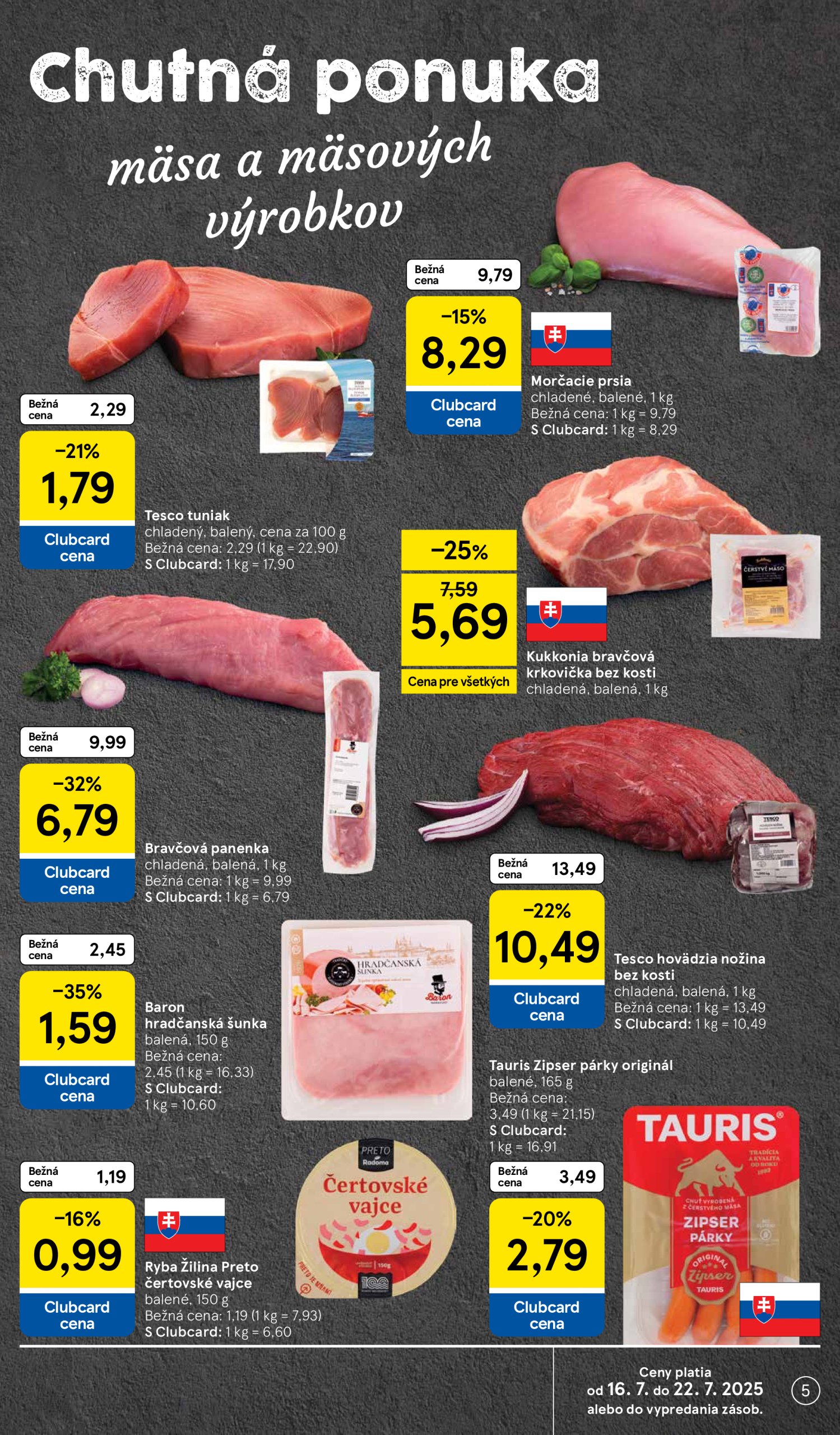 tesco - Leták Tesco supermarket platný od 16.07. do 22.07. - page: 5