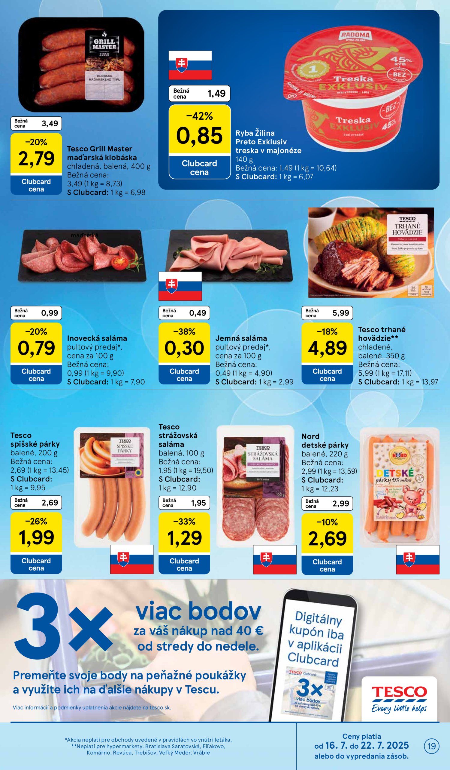 tesco - Leták Tesco platný od 16.07. do 22.07. - page: 19