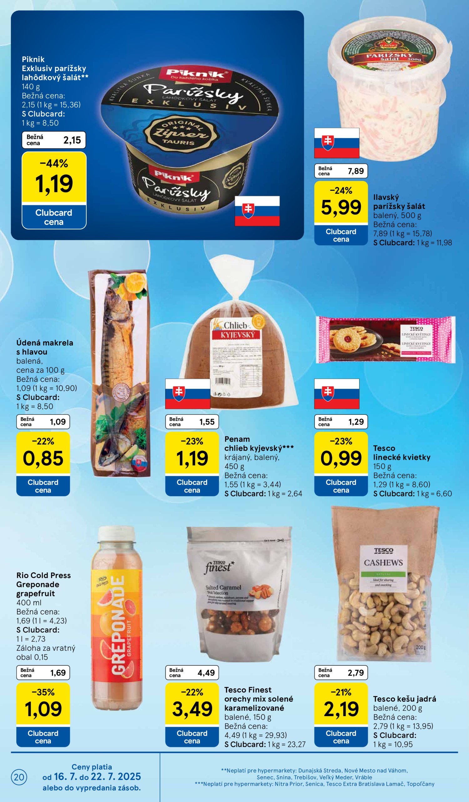 tesco - Leták Tesco platný od 16.07. do 22.07. - page: 20