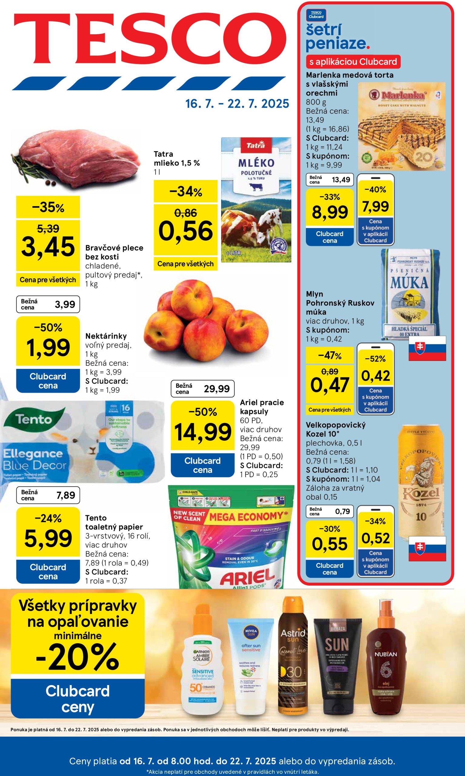 tesco - Leták Tesco platný od 16.07. do 22.07.