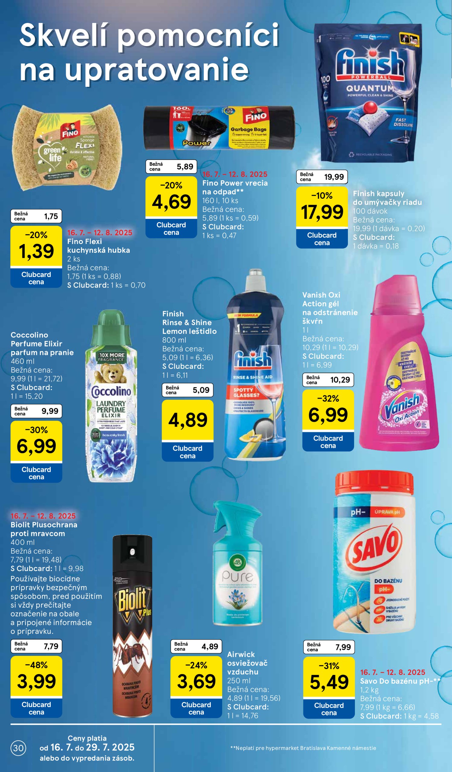 tesco - Leták Tesco platný od 16.07. do 22.07. - page: 30