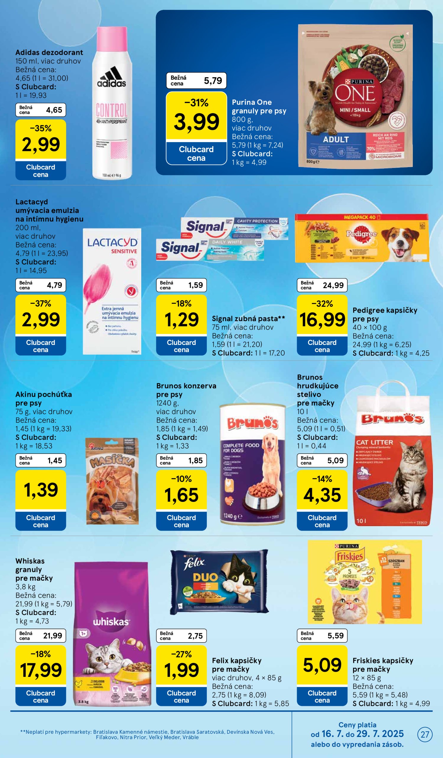 tesco - Leták Tesco platný od 16.07. do 22.07. - page: 27