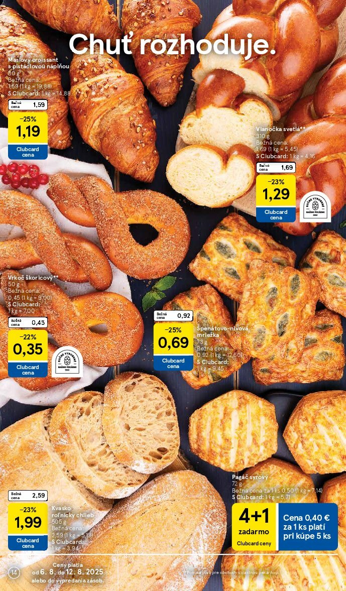 tesco - Leták Tesco platný od 06.08. do 12.08. - page: 14 tesco - Leták Tesco platný od 06.08. do 12.08. - page: 14