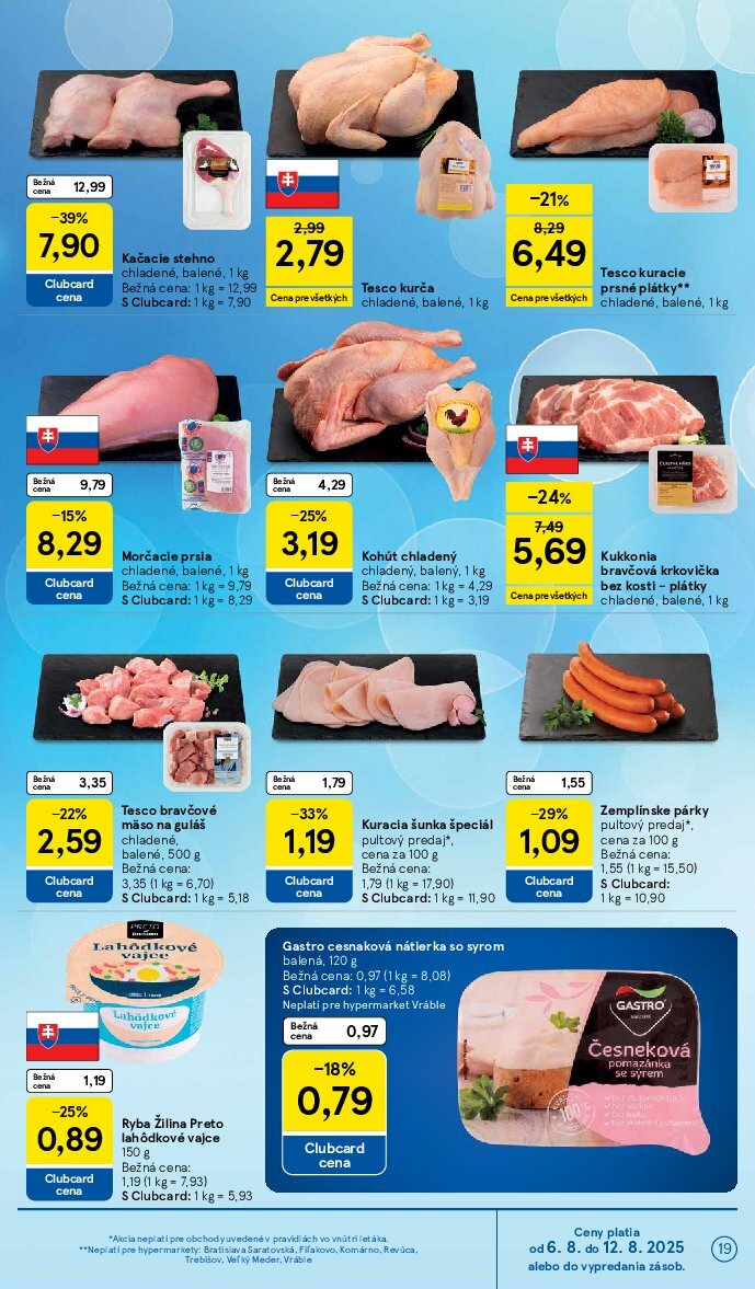 tesco - Leták Tesco platný od 06.08. do 12.08. - page: 19 tesco - Leták Tesco platný od 06.08. do 12.08. - page: 19