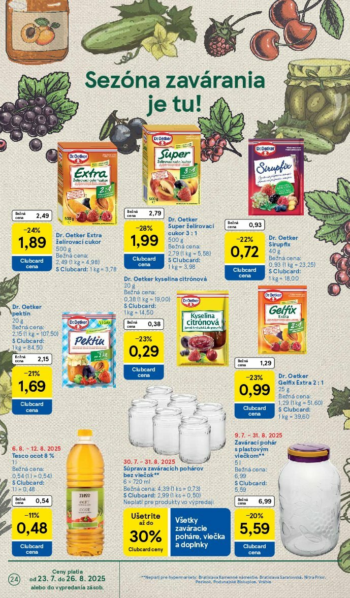 tesco - Leták Tesco platný od 06.08. do 12.08. - page: 24 tesco - Leták Tesco platný od 06.08. do 12.08. - page: 24