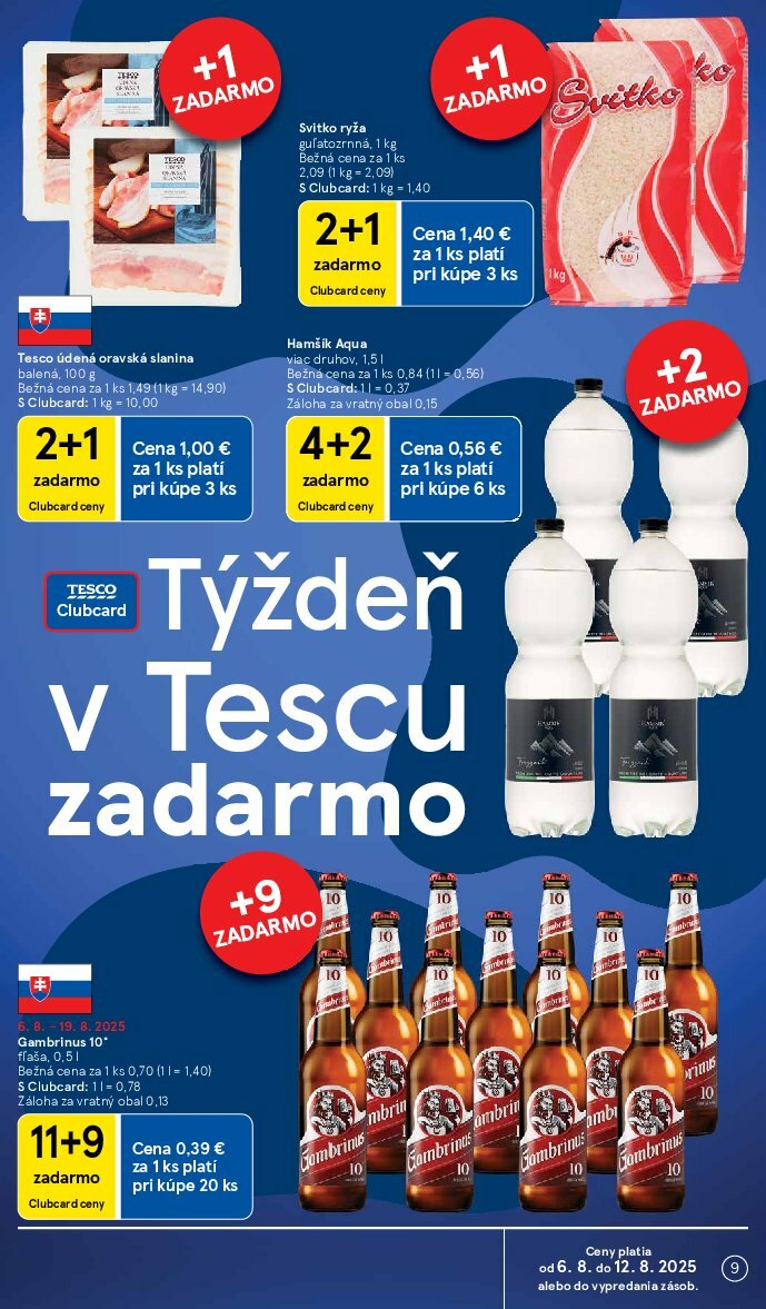 tesco - Leták Tesco platný od 06.08. do 12.08. - page: 9 tesco - Leták Tesco platný od 06.08. do 12.08. - page: 9