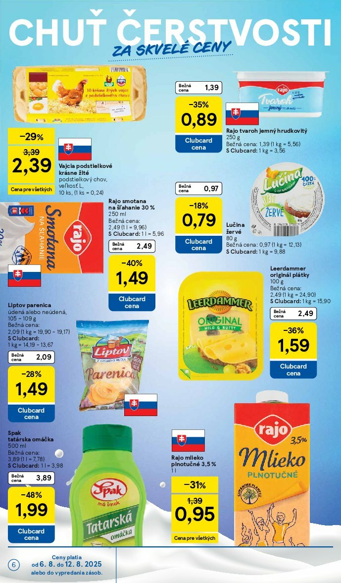 tesco - Leták Tesco platný od 06.08. do 12.08. - page: 6 tesco - Leták Tesco platný od 06.08. do 12.08. - page: 6