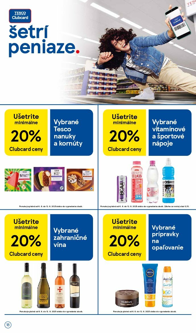tesco - Leták Tesco platný od 06.08. do 12.08. - page: 18 tesco - Leták Tesco platný od 06.08. do 12.08. - page: 18