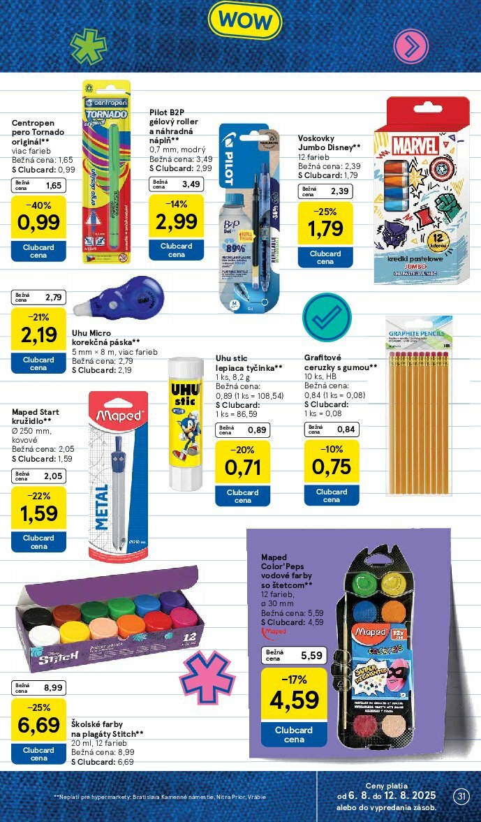 tesco - Leták Tesco platný od 06.08. do 12.08. - page: 31 tesco - Leták Tesco platný od 06.08. do 12.08. - page: 31