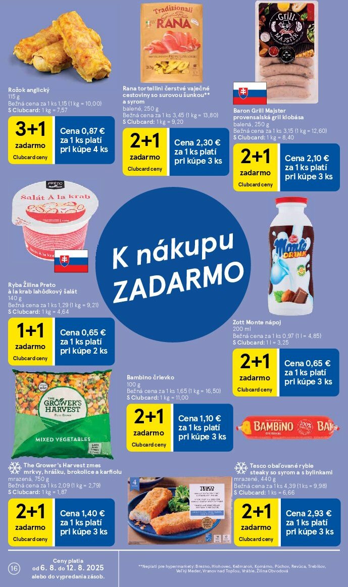 tesco - Leták Tesco platný od 06.08. do 12.08. - page: 16 tesco - Leták Tesco platný od 06.08. do 12.08. - page: 16