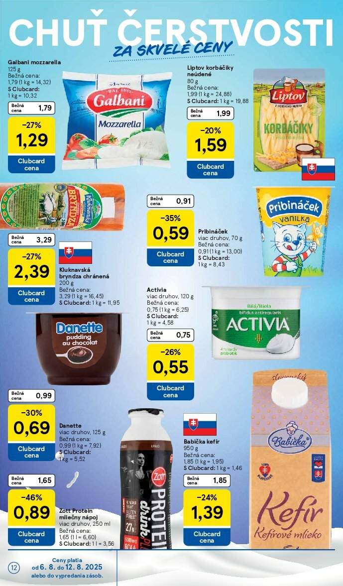 tesco - Leták Tesco platný od 06.08. do 12.08. - page: 12 tesco - Leták Tesco platný od 06.08. do 12.08. - page: 12