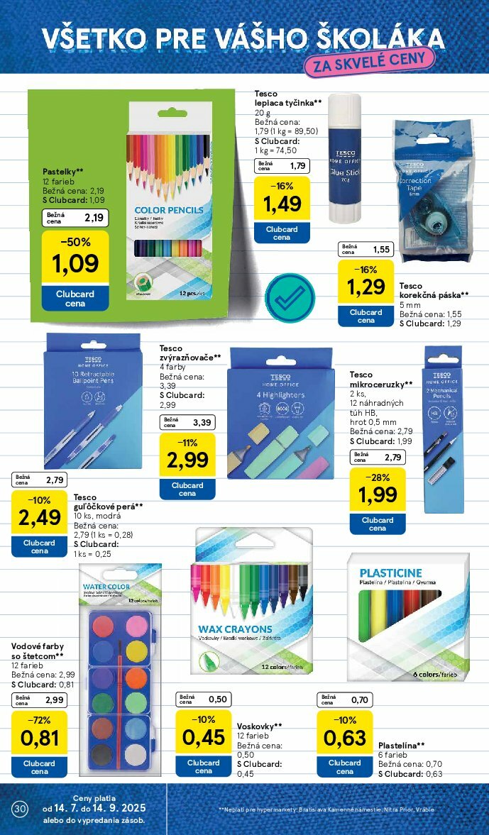 tesco - Leták Tesco platný od 06.08. do 12.08. - page: 30 tesco - Leták Tesco platný od 06.08. do 12.08. - page: 30