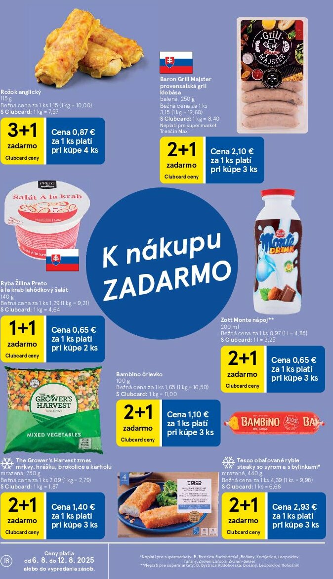 tesco - Leták Tesco supermarket platný od 06.08. do 12.08. - page: 18