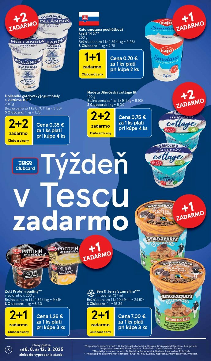 tesco - Leták Tesco supermarket platný od 06.08. do 12.08. - page: 8