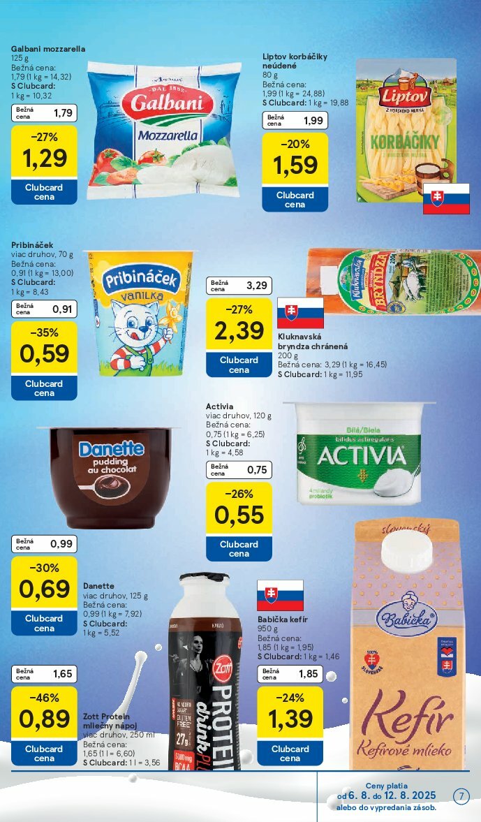 tesco - Leták Tesco supermarket platný od 06.08. do 12.08. - page: 7