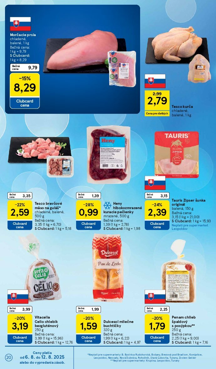 tesco - Leták Tesco supermarket platný od 06.08. do 12.08. - page: 20