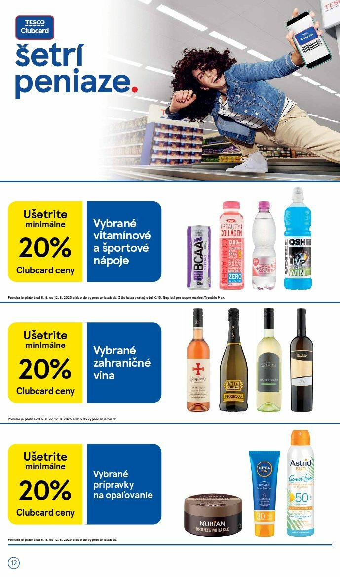 tesco - Leták Tesco supermarket platný od 06.08. do 12.08. - page: 12