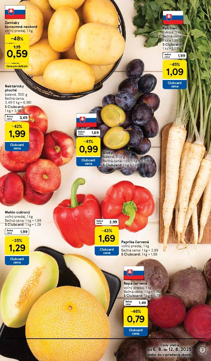 tesco - Leták Tesco supermarket platný od 06.08. do 12.08. - page: 3