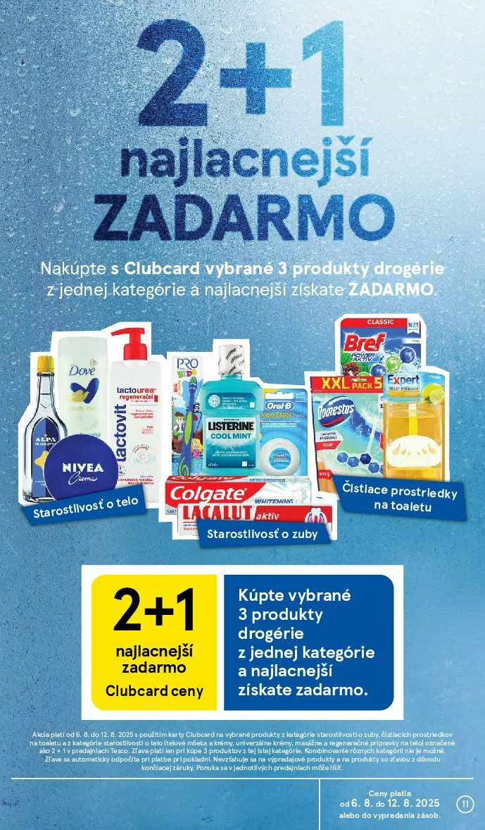 tesco - Leták Tesco supermarket platný od 06.08. do 12.08. - page: 11