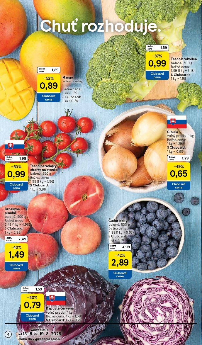 tesco - Leták Tesco platný od 13.08. do 19.08. - page: 4