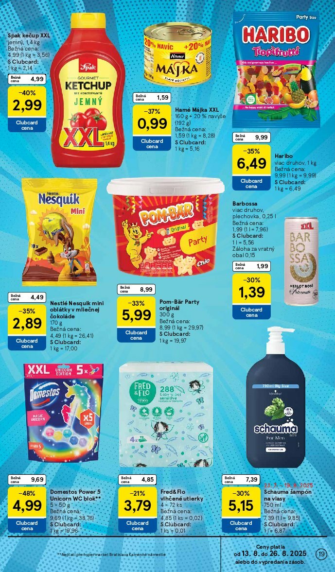 tesco - Leták Tesco platný od 13.08. do 19.08. - page: 19