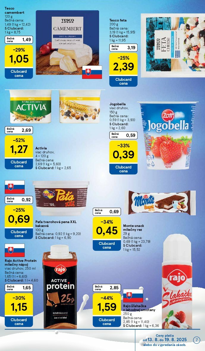 tesco - Leták Tesco platný od 13.08. do 19.08. - page: 7