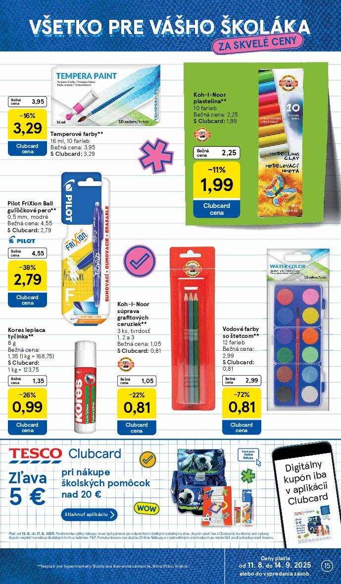 tesco - Leták Tesco platný od 13.08. do 19.08. - page: 15