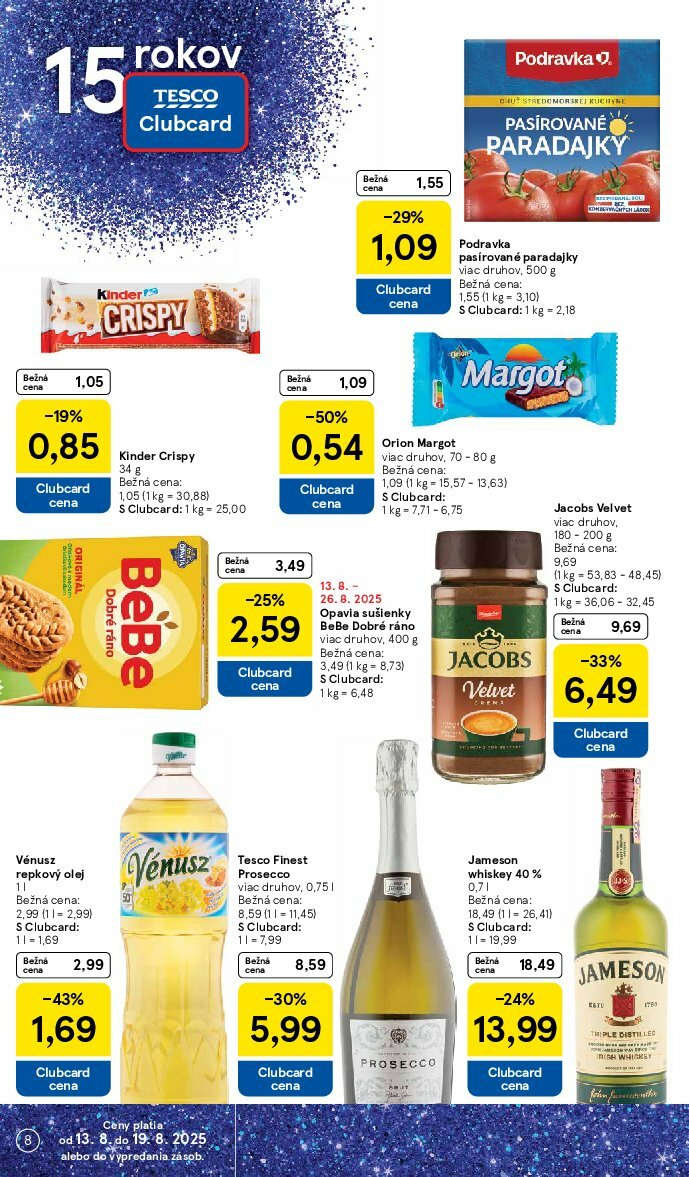 tesco - Leták Tesco platný od 13.08. do 19.08. - page: 8