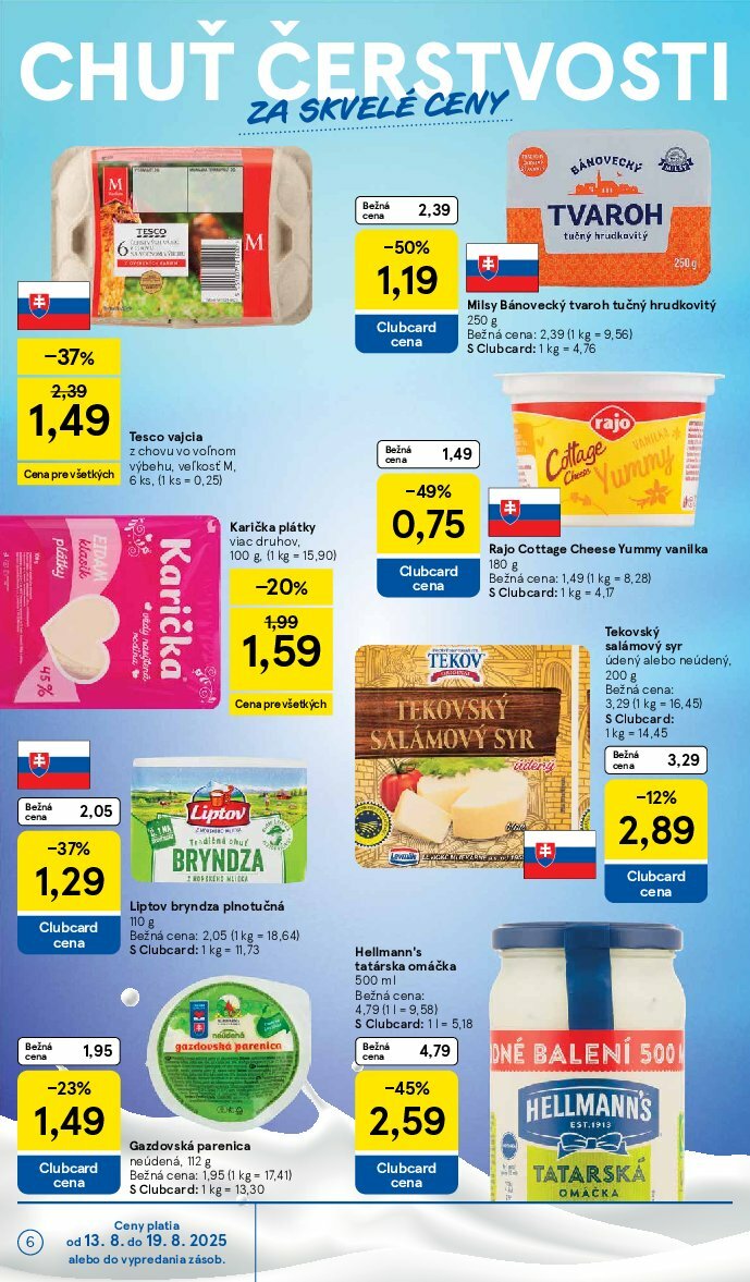 tesco - Leták Tesco platný od 13.08. do 19.08. - page: 6