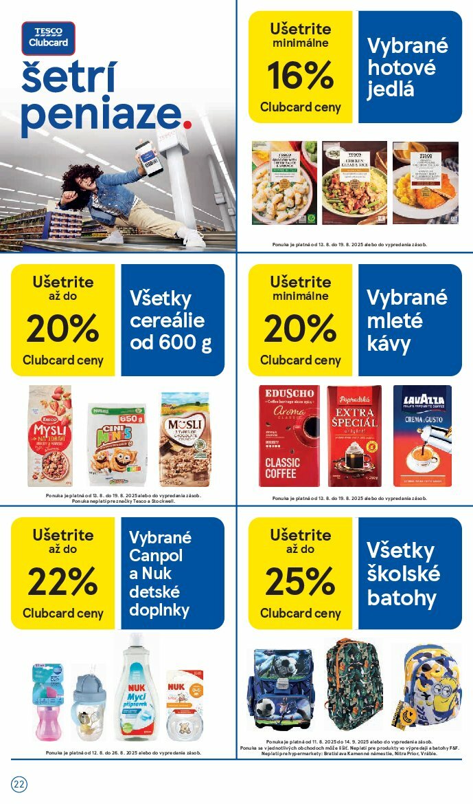 tesco - Leták Tesco platný od 13.08. do 19.08. - page: 22