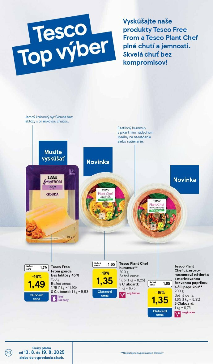 tesco - Leták Tesco platný od 13.08. do 19.08. - page: 20