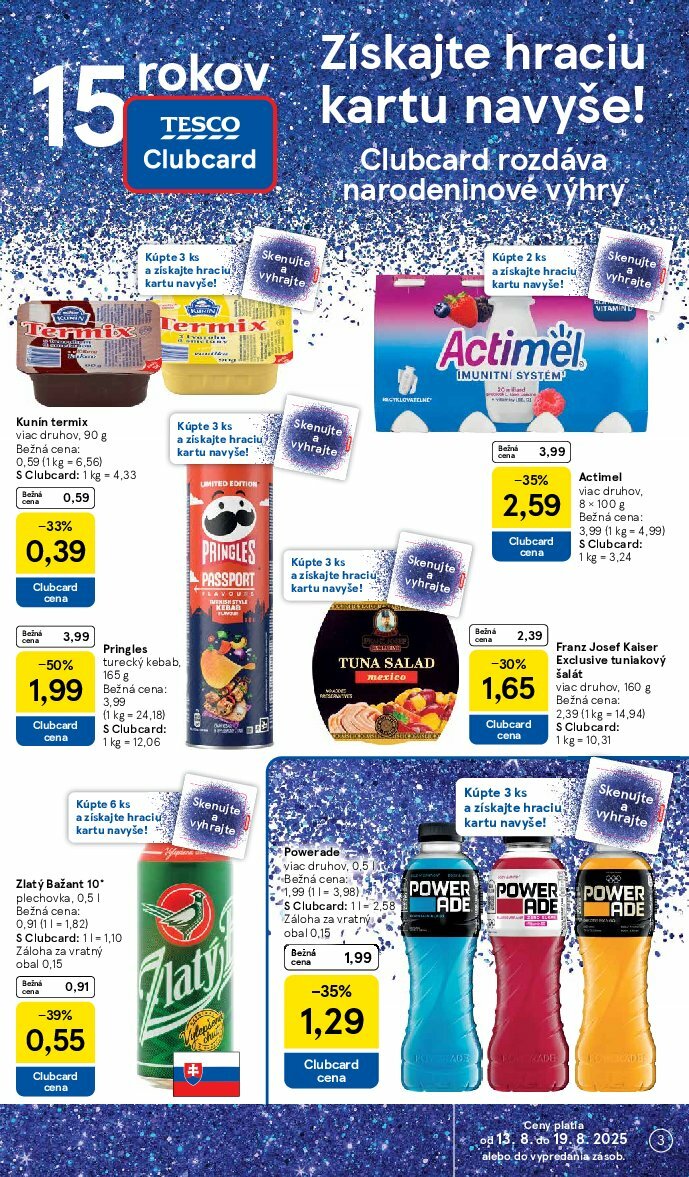 tesco - Leták Tesco platný od 13.08. do 19.08. - page: 3
