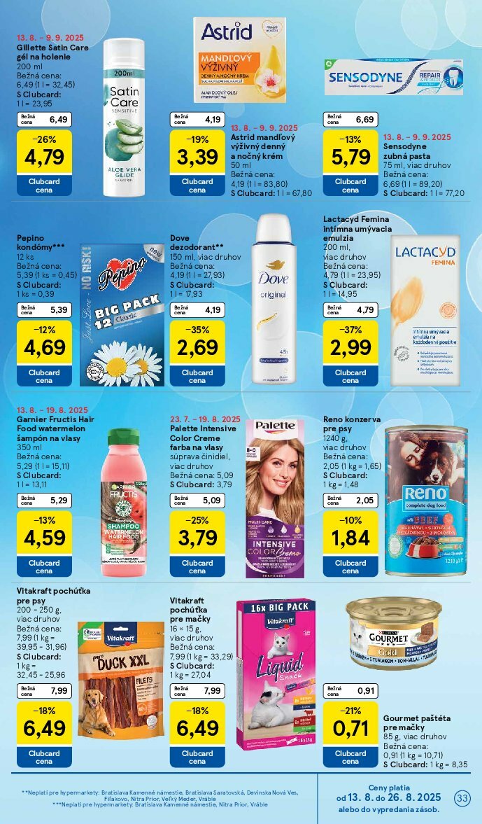 tesco - Leták Tesco platný od 13.08. do 19.08. - page: 33