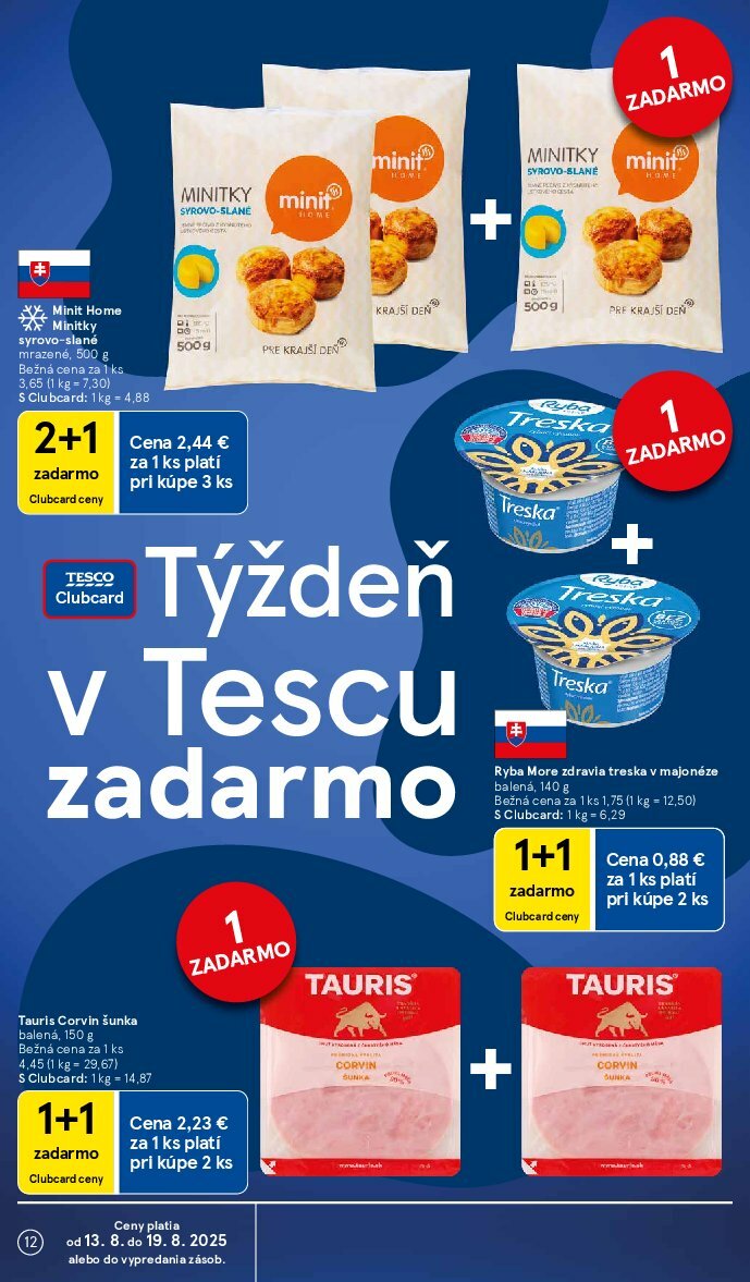 tesco - Leták Tesco platný od 13.08. do 19.08. - page: 12