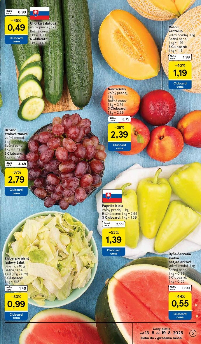 tesco - Leták Tesco platný od 13.08. do 19.08. - page: 5