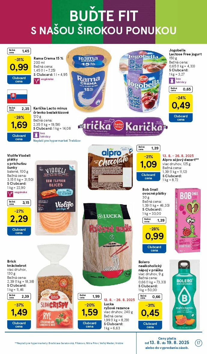 tesco - Leták Tesco platný od 13.08. do 19.08. - page: 17