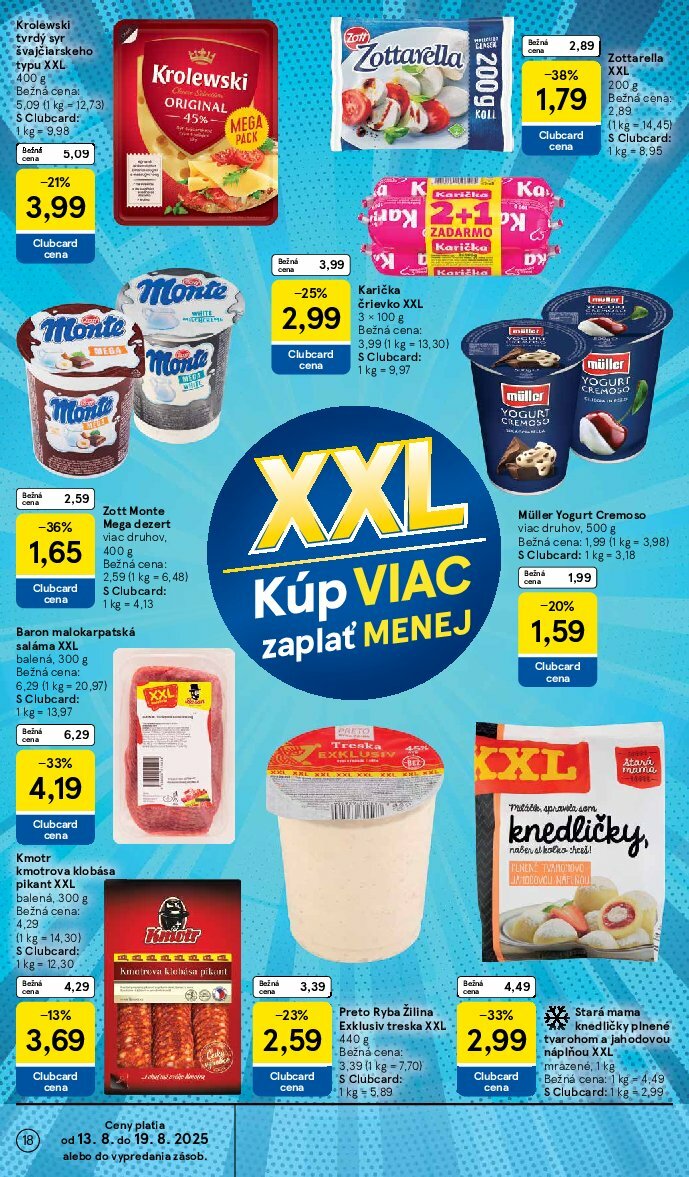 tesco - Leták Tesco platný od 13.08. do 19.08. - page: 18