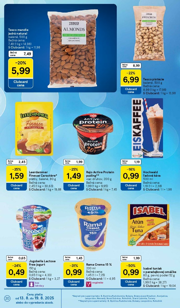 tesco - Leták Tesco supermarket platný od 13.08. do 19.08. - page: 20