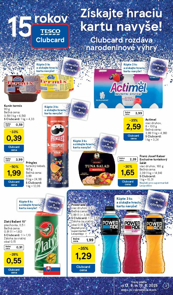 tesco - Leták Tesco supermarket platný od 13.08. do 19.08. - page: 3
