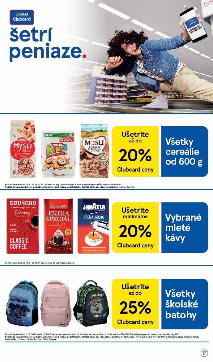tesco - Leták Tesco supermarket platný od 13.08. do 19.08. - page: 17