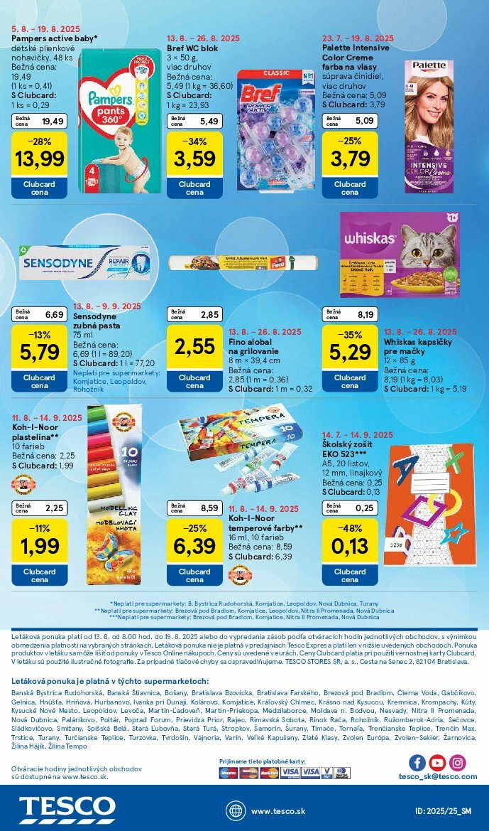 tesco - Leták Tesco supermarket platný od 13.08. do 19.08. - page: 24