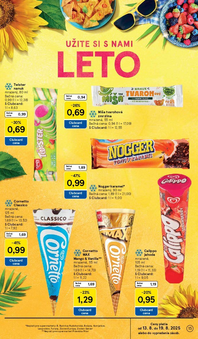 tesco - Leták Tesco supermarket platný od 13.08. do 19.08. - page: 15
