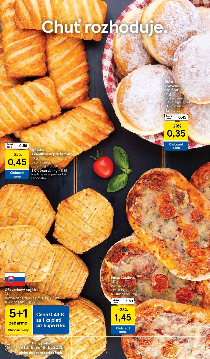 tesco - Leták Tesco supermarket platný od 13.08. do 19.08. - page: 16