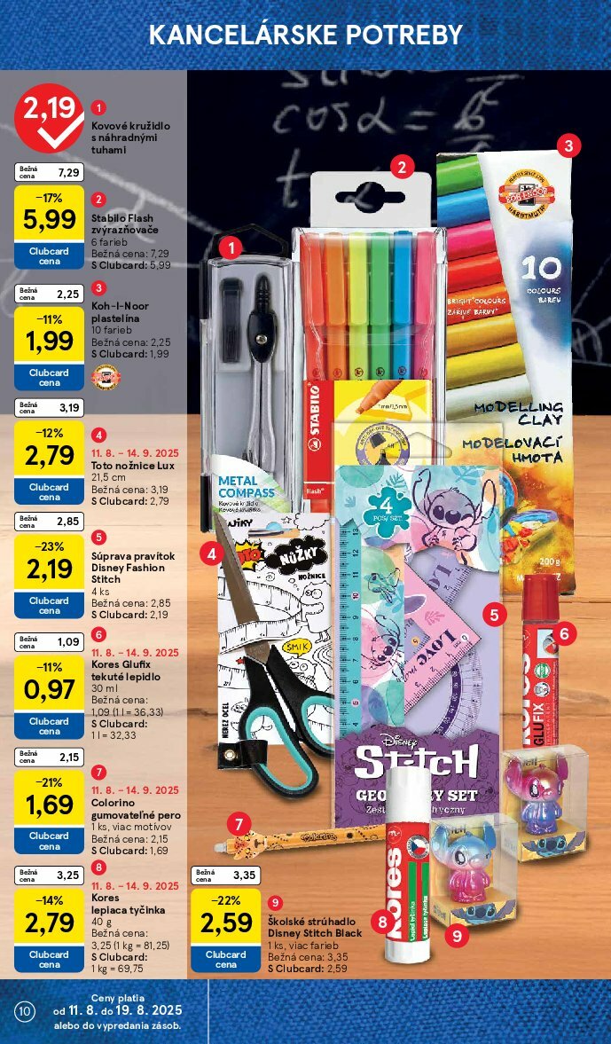 tesco - Leták Tesco - Všetko pre vášho školáka platný od 11.08. do 14.09. - page: 10