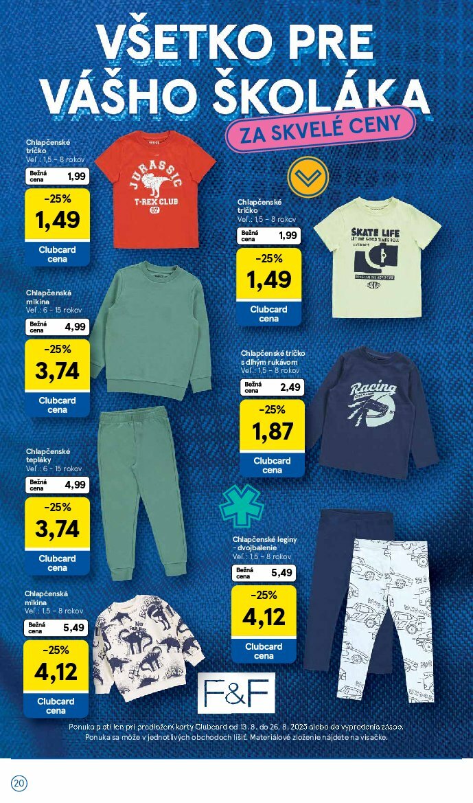 tesco - Leták Tesco - Všetko pre vášho školáka platný od 11.08. do 14.09. - page: 20