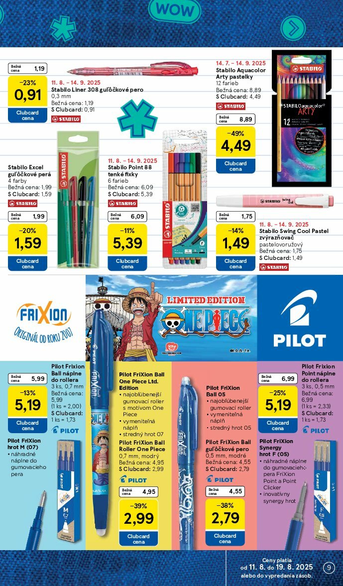 tesco - Leták Tesco - Všetko pre vášho školáka platný od 11.08. do 14.09. - page: 9