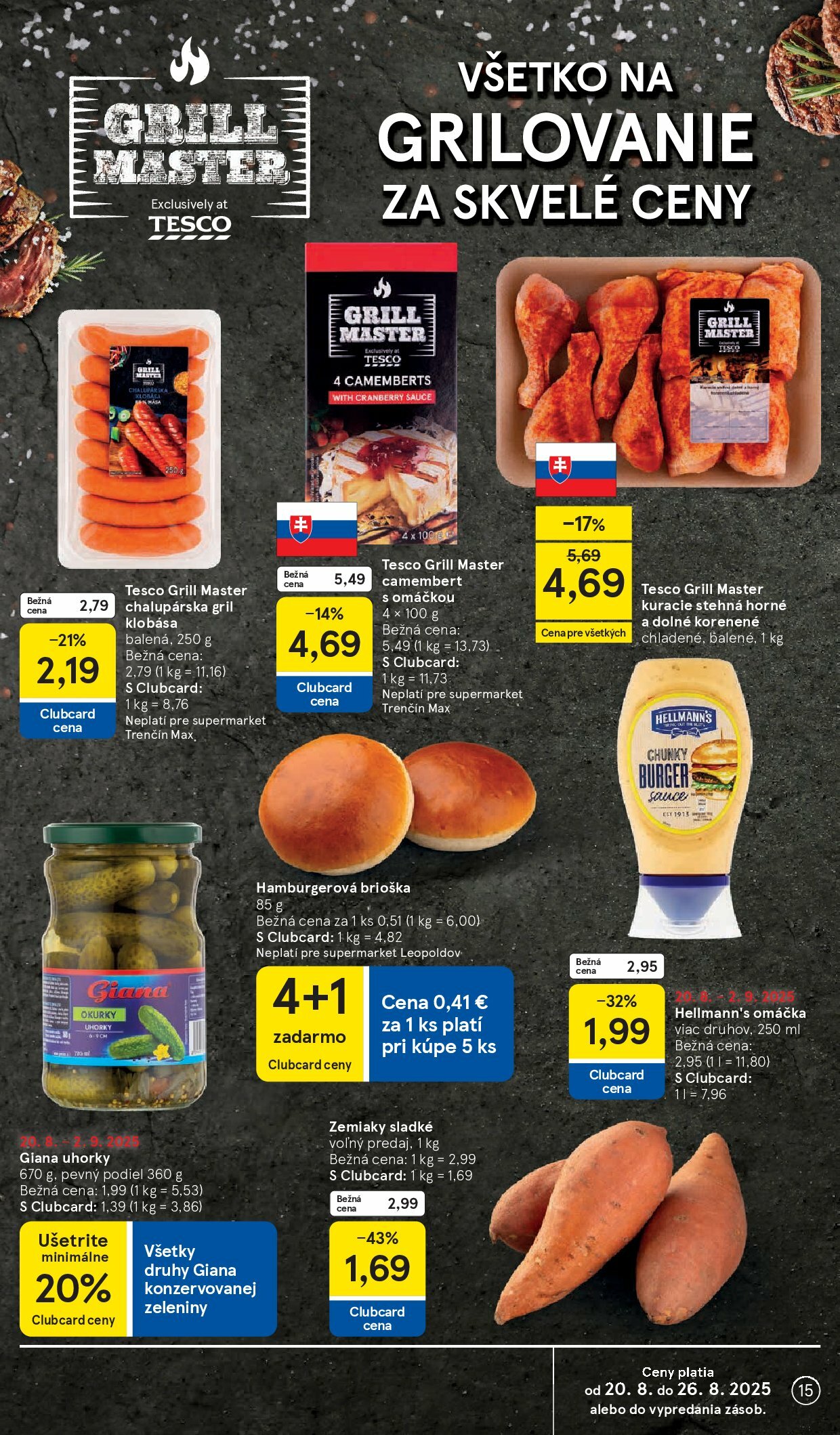 tesco - Leták Tesco supermarket platný od 20.08. do 26.08. - page: 15