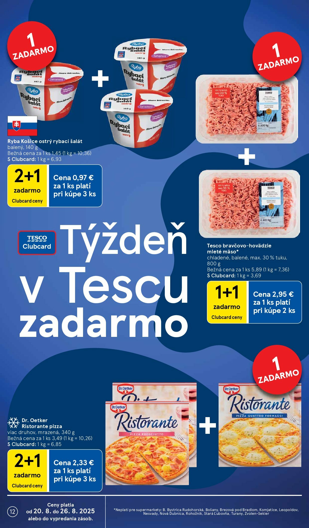 tesco - Leták Tesco supermarket platný od 20.08. do 26.08. - page: 12